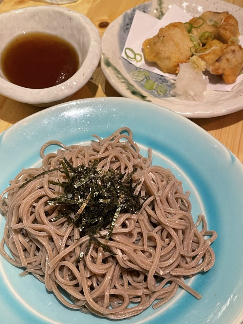Soba with chicken | Jugemu Sushi Bar, Soho, London | ytTastes | Yvanne Teo